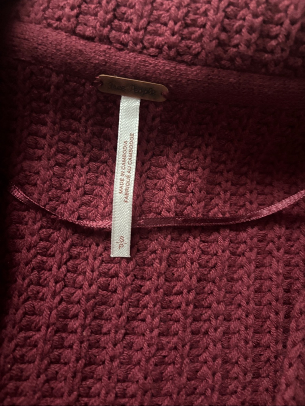 Free People Swim Too Deep Long Sleeve Cardi Sweater - Picture 3 of 3